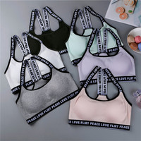Kobiety biustonosz zestaw majtki seksowny biustonosz nieusztywniany Push Up kobieta Fitness bezszwowa bielizna bielizna sportowa biustonosz zestaw koszulka typu Crop top 2